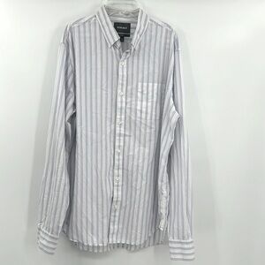 Bonobos Long Sleeve Cotton standard fit, button-down dress shirt size large long